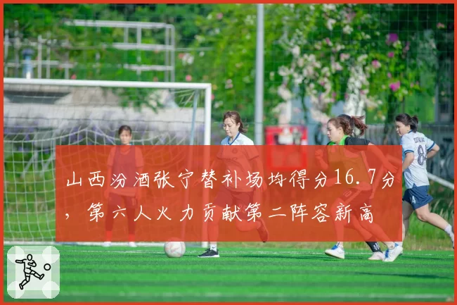 山西汾酒张宁替补场均得分16.7分，第六人火力贡献第二阵容新高